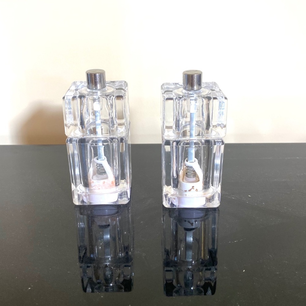 Clear Salt and Pepper Shaker Matching